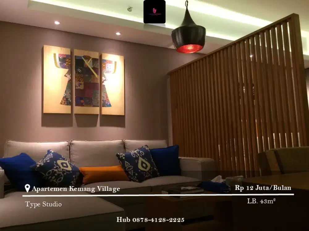 Disewakan Apartement Kemang Village Residence Studio Furnished