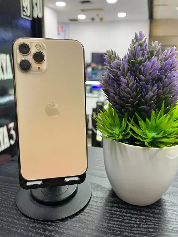 iphone 11 pro 256gb gold bh 100 imei permanen bisa tukertambah