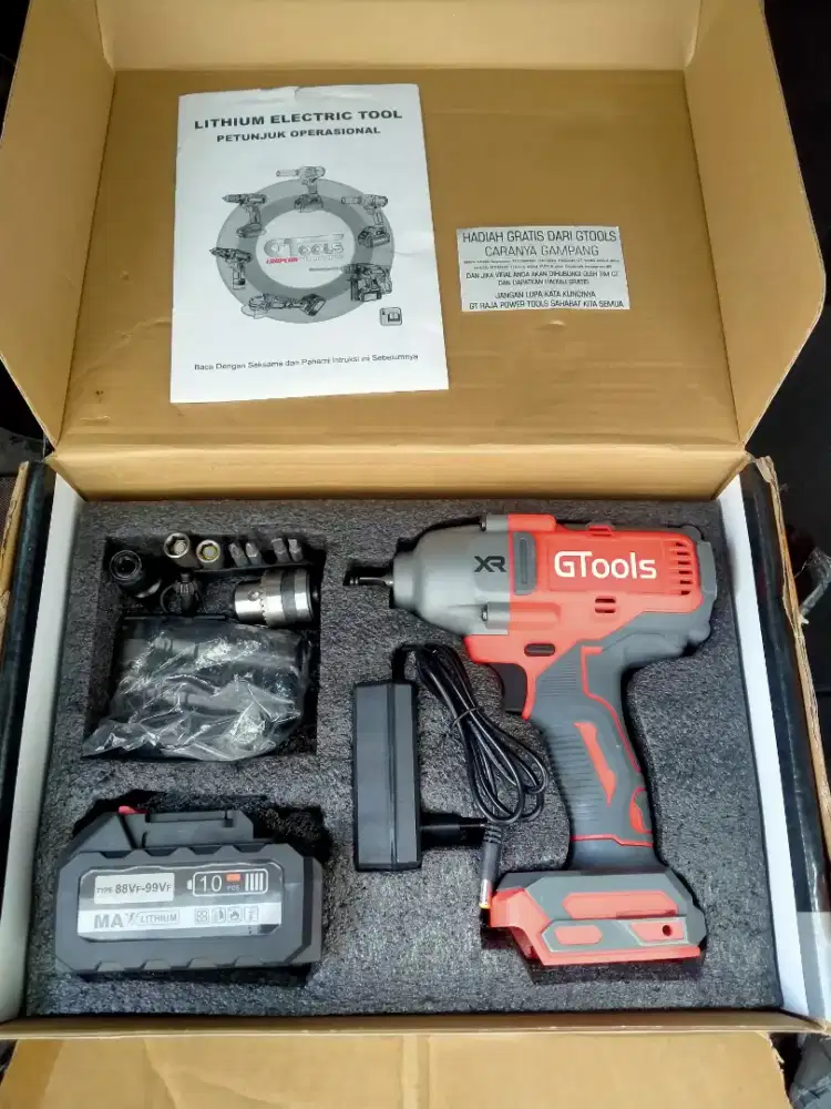 Impact GTools GT78 Pro Heavy Duty 1800Nm + Baterai Charger
