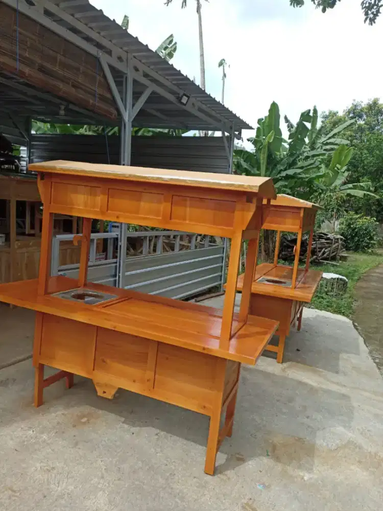 Sedia Gerobak Angkringan, Bakso Mie Ayam, Bubur, Sate, Soto, Pecel dll