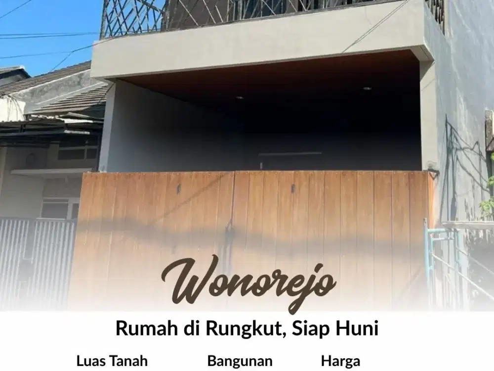 Rumah Wonorejo, Siap Huni