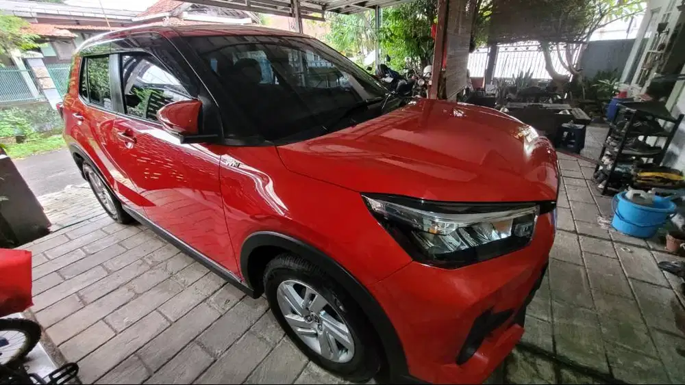 Jual Mobil Raize 12 G 2022 Merah KM Rendah