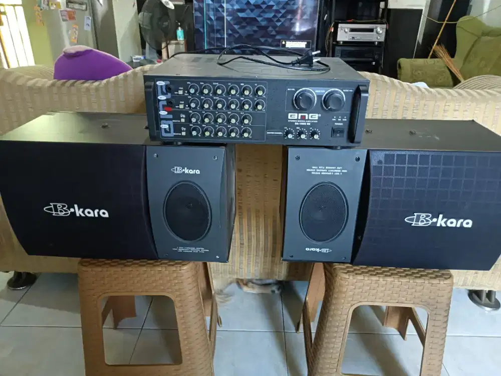 Satu Set Karaoke amplifier speaker BMB