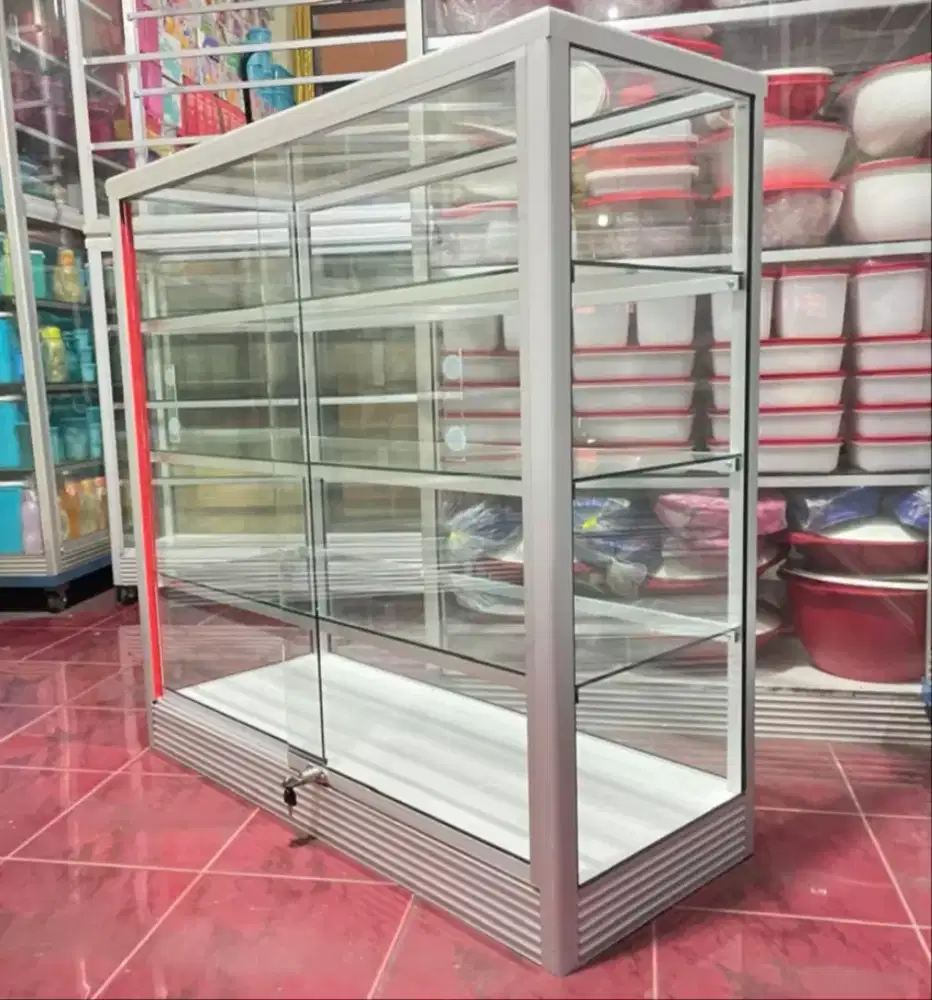 Etalase Toko Panjang 1Mx1M Barang Baru & Ready