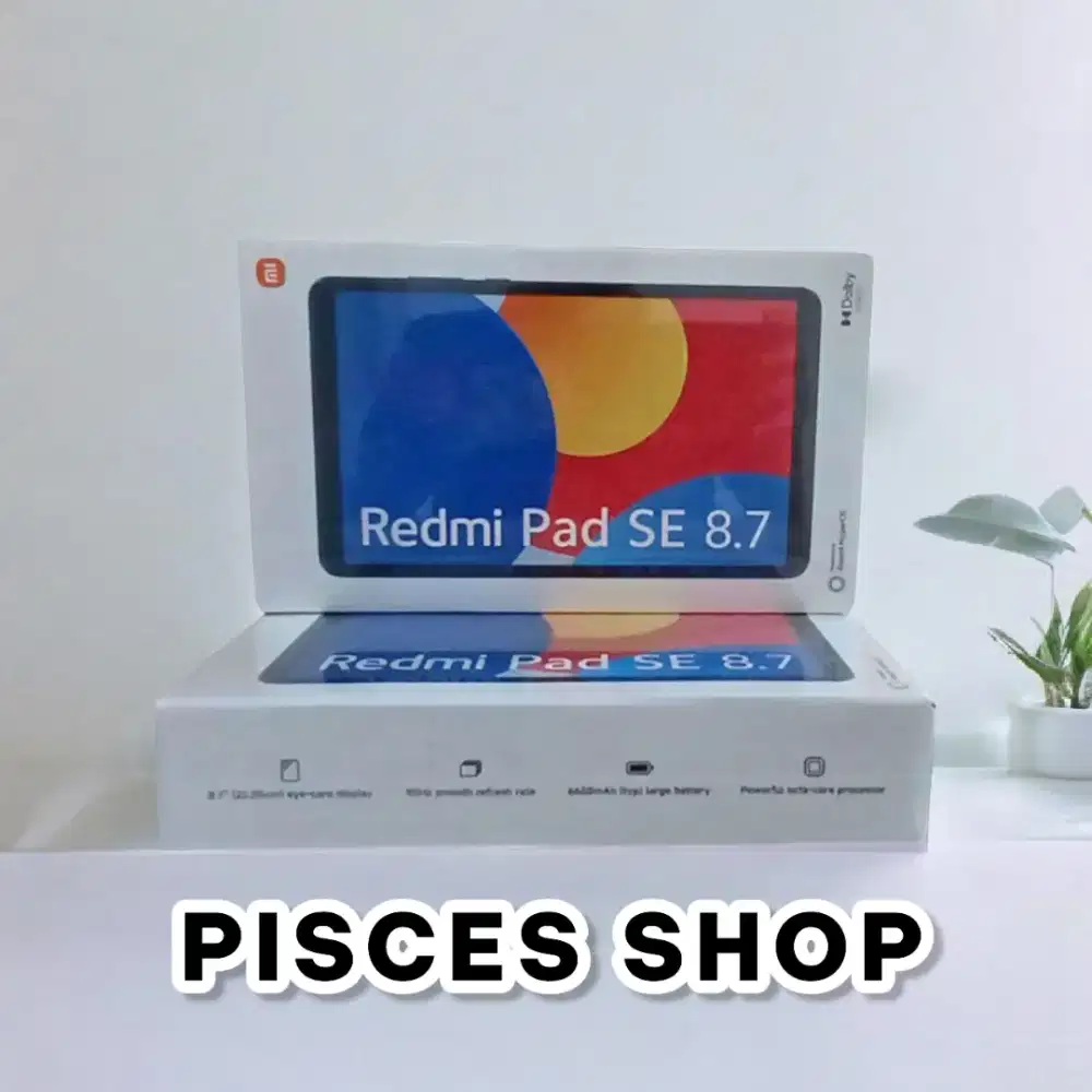 REDMI PAD SE 8.7 wifi RAM 4/128 NEW Segel Garansi Resmi 1 Tahun
