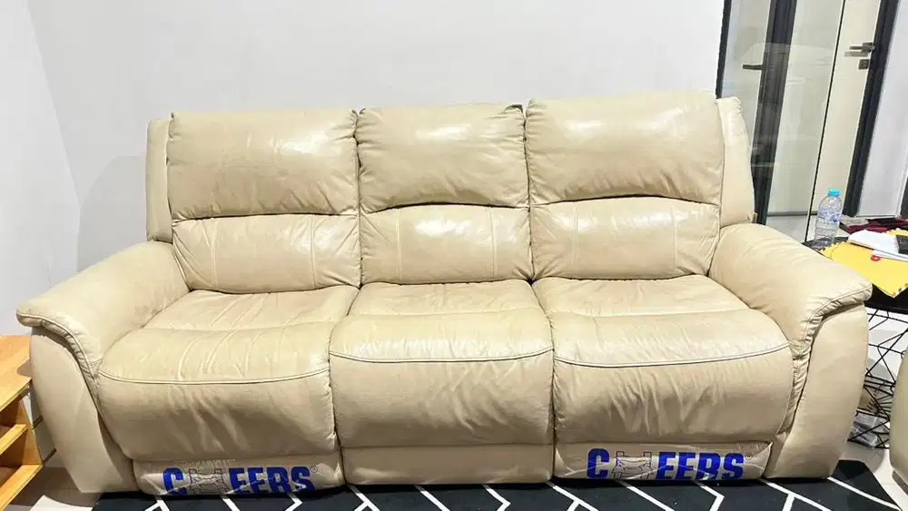 Sofa cheers recliner elektrik kulit 3sheet