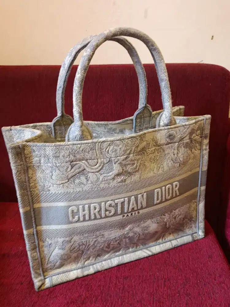 Dior tote book rare motif lion