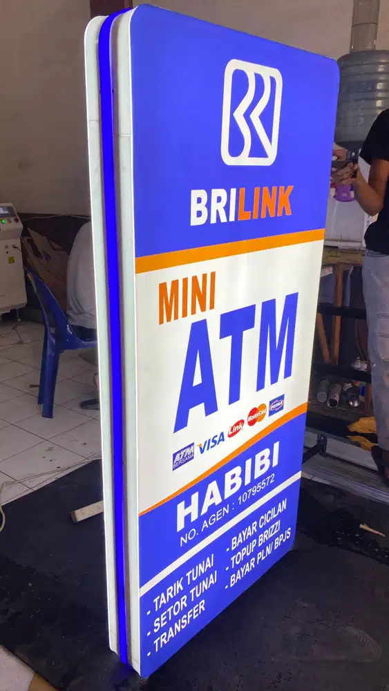 Neon box full akrilik 150 x 70