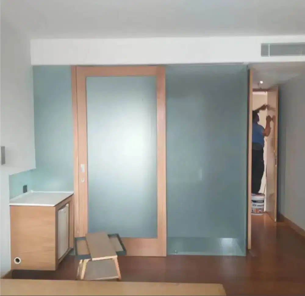 Kaca Film Gedung kamar mandi hotel dg tenaga pemasangan profesional