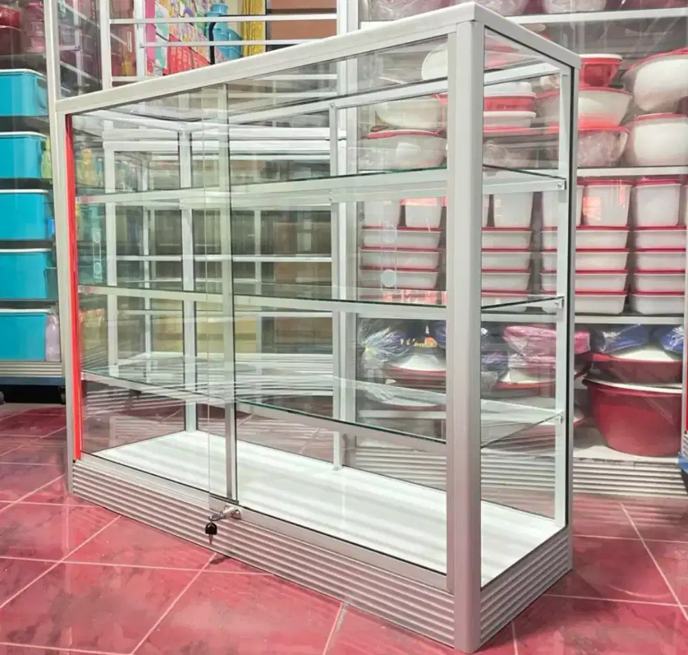 Etalase Panjang 1,2Mx1M Serbaguna