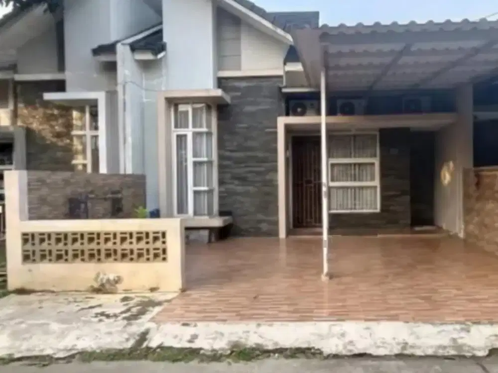 RUMAH SELANGKAH KE ST CISAUK SIAP HUNI FURNISHED 1MAN DI SERPONG GARDEN 2