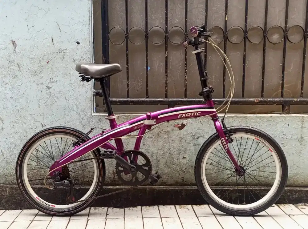 Sepeda Lipat Exotic 20 inc 7 speed, harga pas.. Cipinang