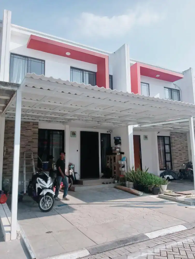 Kanopi rangka hollow atap alderon