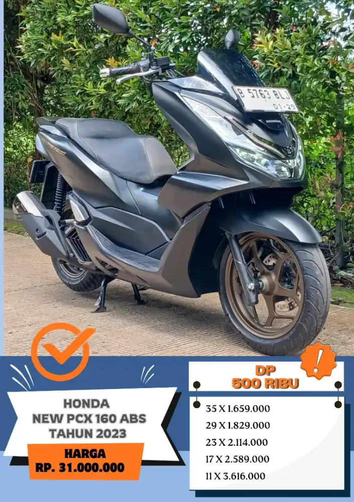 Dp 500 Ribu!! HONDA PCX 160 ABS TAHUN 2023