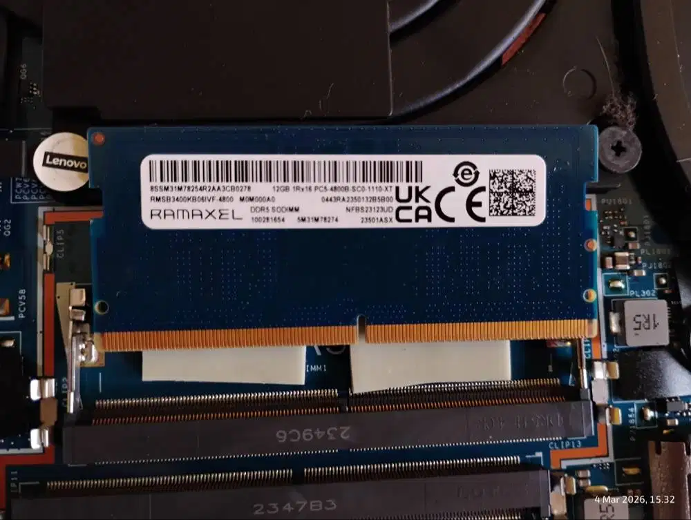 SODIMM/RAM DDR5 RAMAXEL 1x12GB 4800MHz
