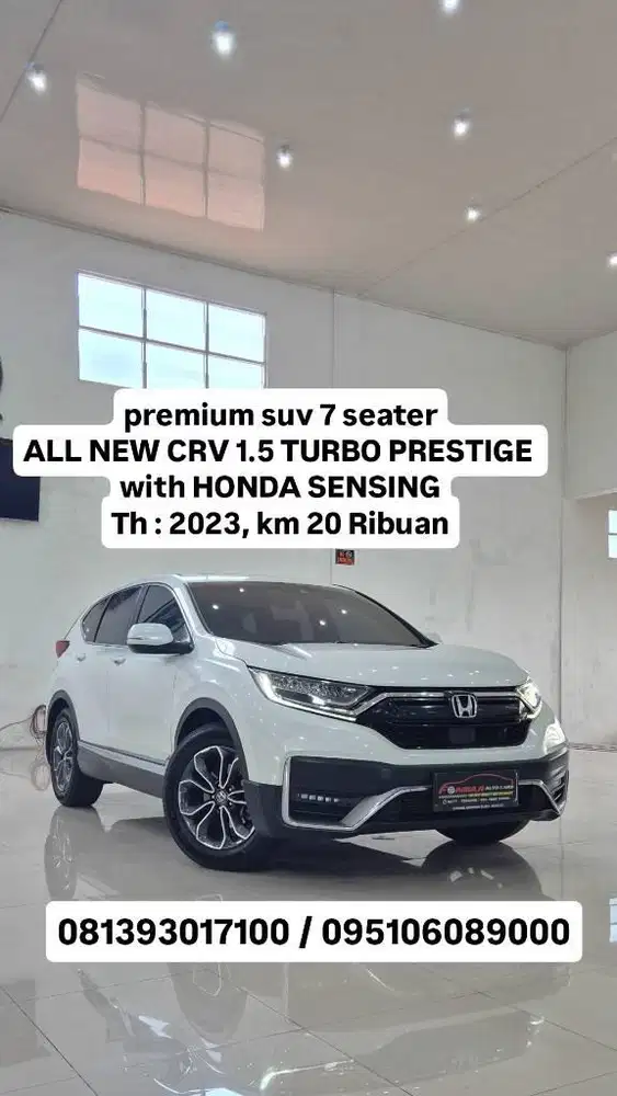 km 20 rb an,ALL NEW CRV 1.5 TURBO PRESTIGE with HONDA SENSING,2023,AB