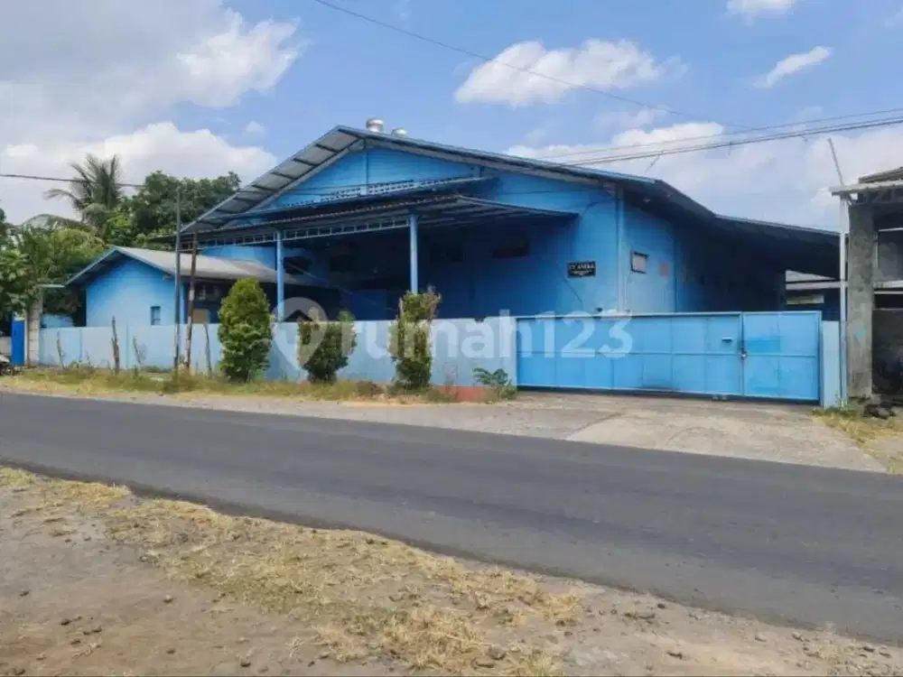 Dijual Gudang Eks Pabrik Zona Industri Lokasi Purwodadi Luas 4267m2