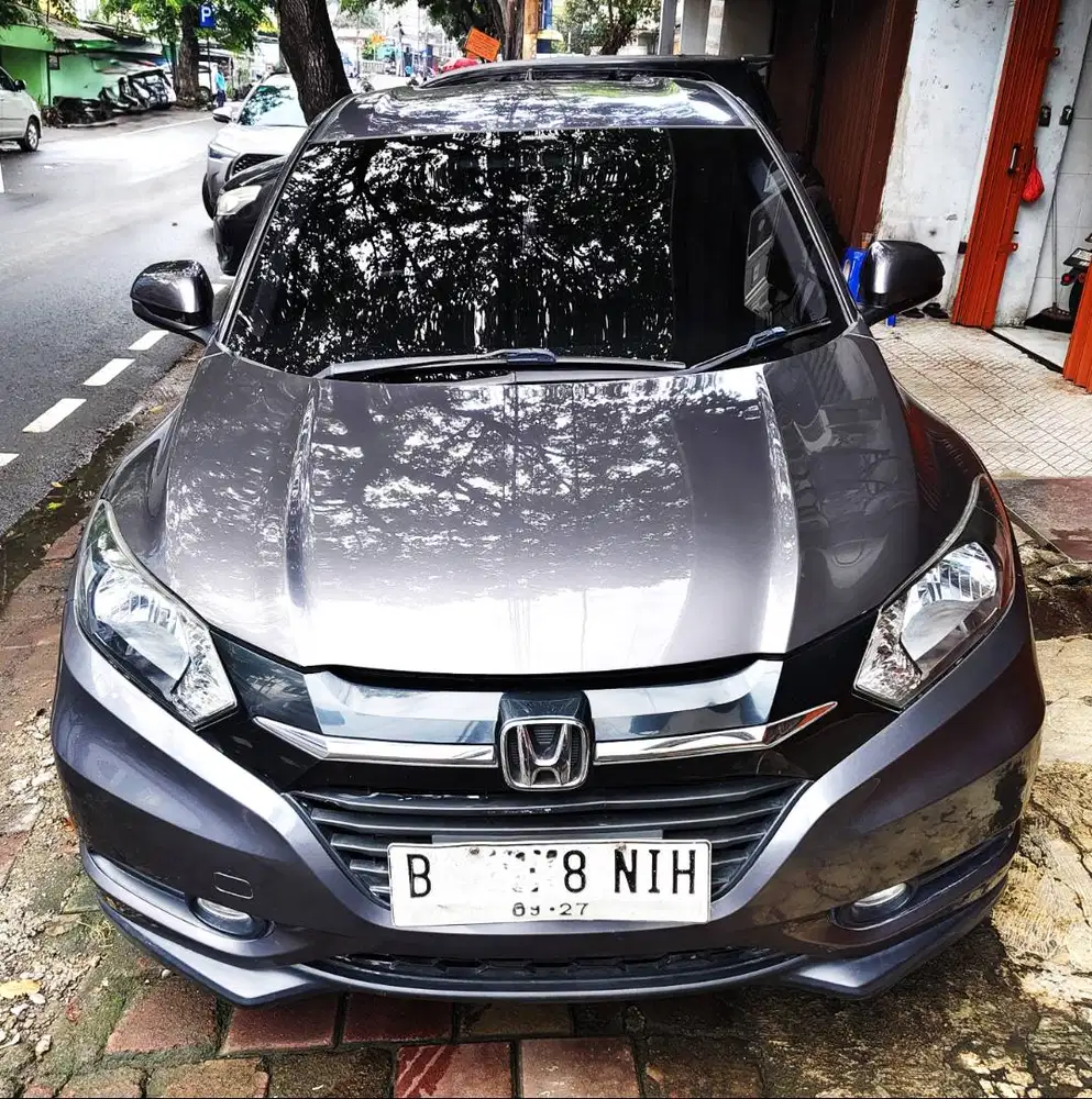 HRV E CVT 2017 ABU MET KM 77rb ASLI STNK 09/26 CAT ORI NO PR TDP 20JT