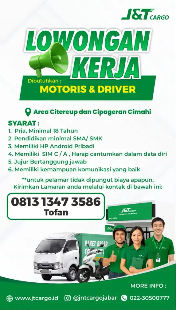 Loker Partime Kurir Motoris