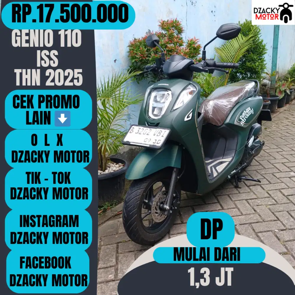 GENIO 110 ISS THN 2025 SECOND LIKE NEW