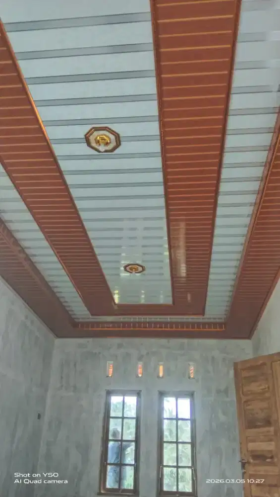 Plafon PVC premium terpasang murah berkualitas bergaransi