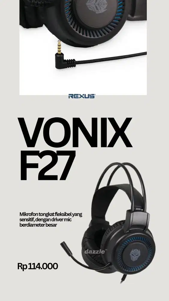 Headset Gaming Vonix F27