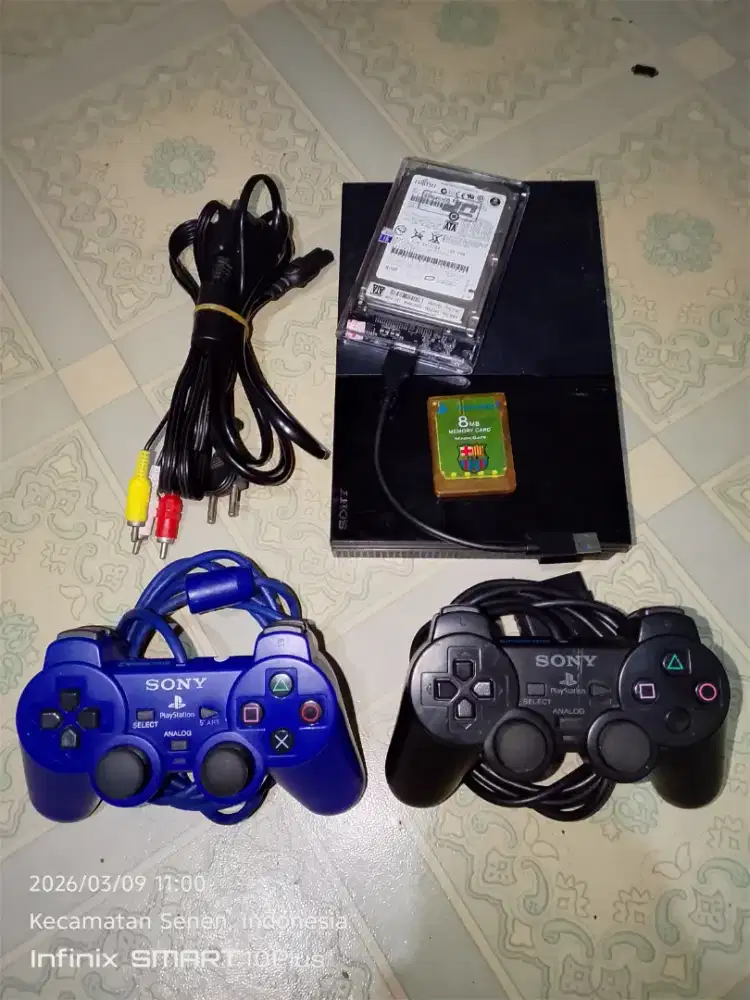 Ps2 slim MC FORTUNA HDD 120GB 30 games
