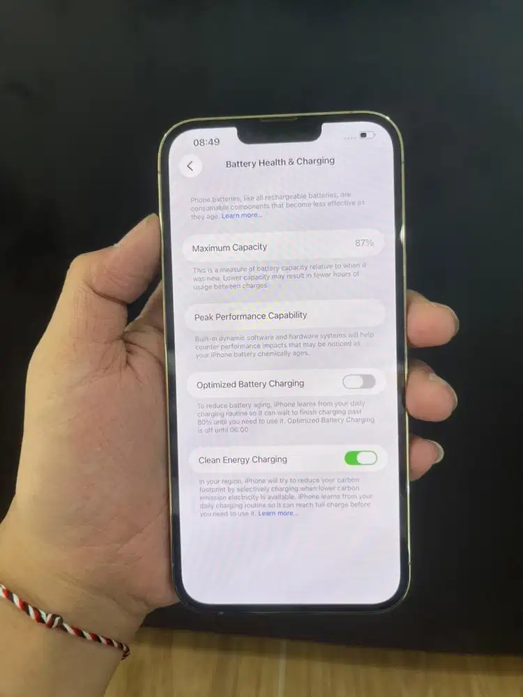 Iphone 13 Promax Gold 128GB ibox Full set cek sepuasnya