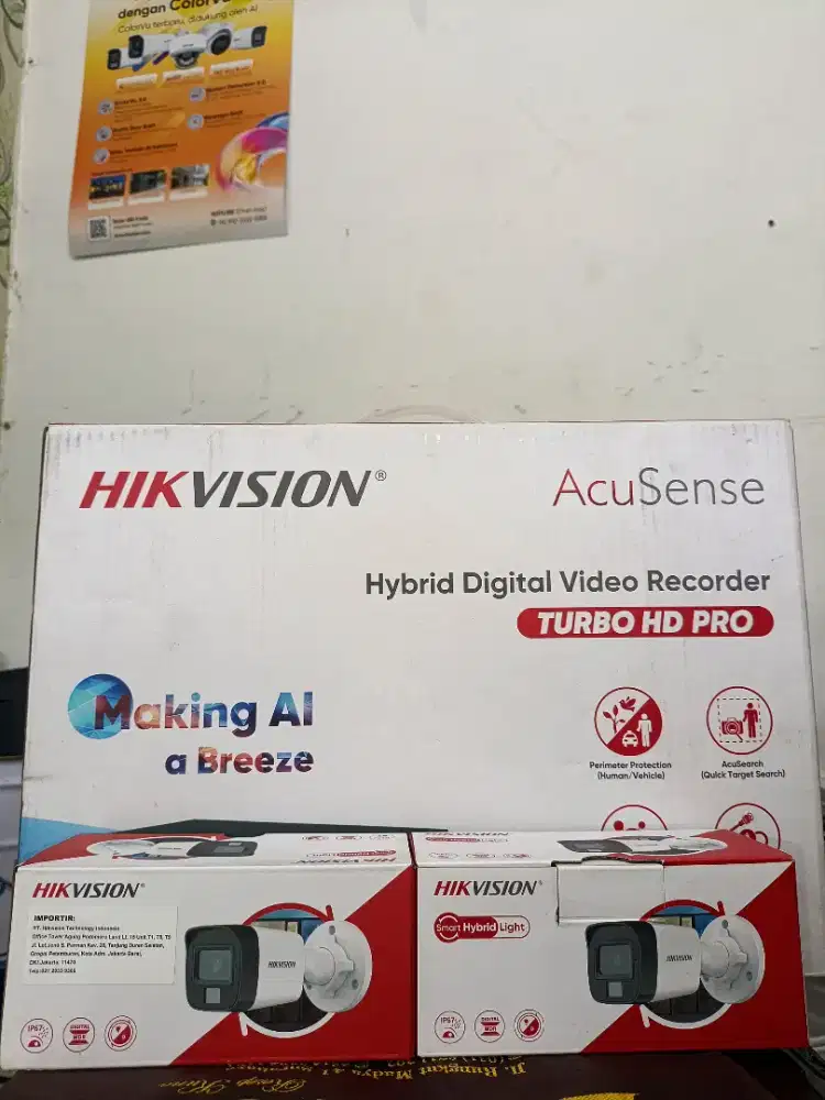 Cctv merk Hikvision tersedia indoor dan outdoor