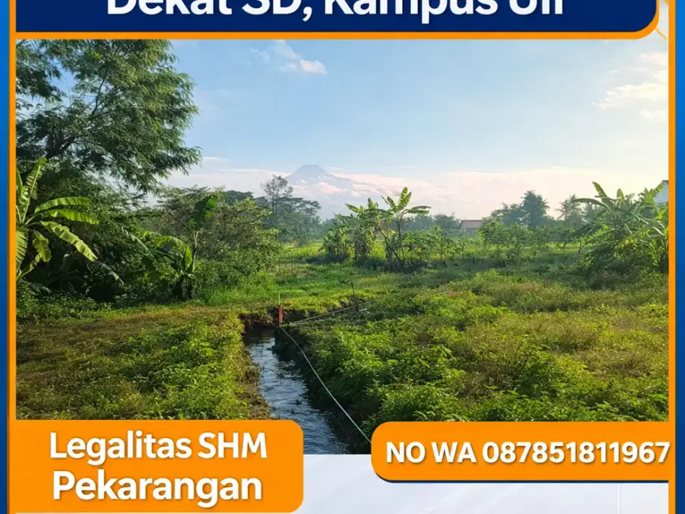 Tanah Jogja 2 MENIT SD BIAS KALIURANG SHMP