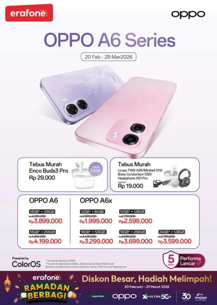 Handphone Oppo A6 Lokasi Surabaya Barat