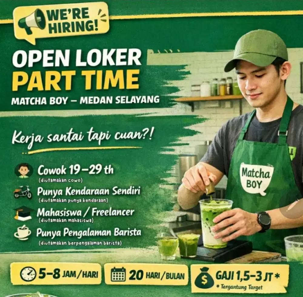 Dibutuhkan Mitra Dagang Matchaboy