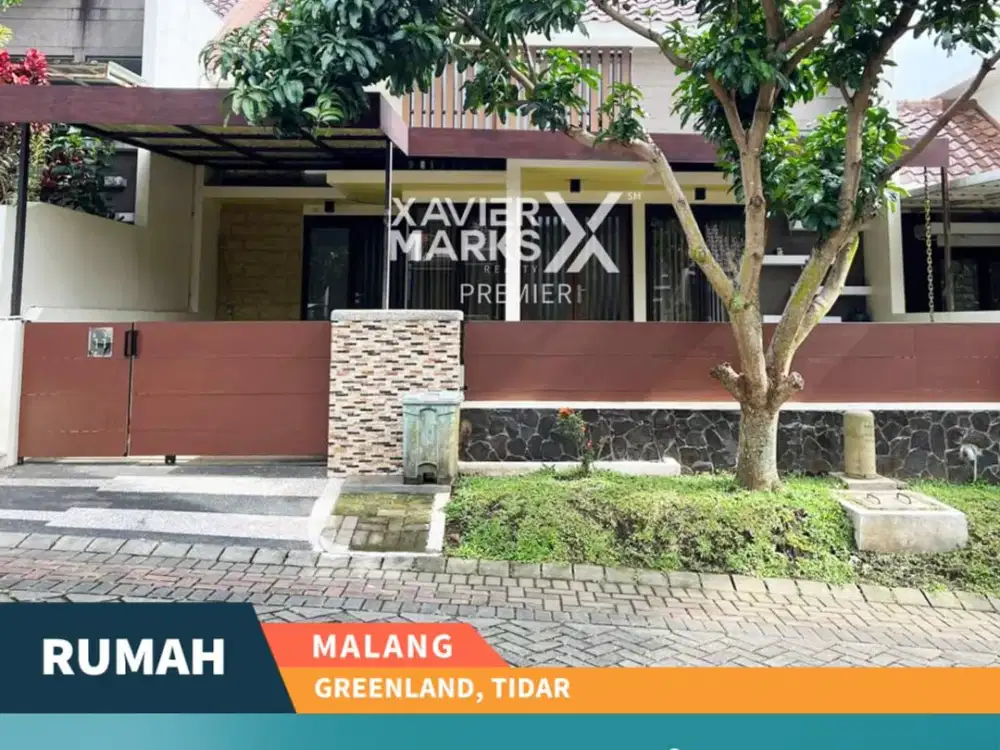Dijual Rumah Furnish Keamanan 24 Jam di Greenland Tidar Malang