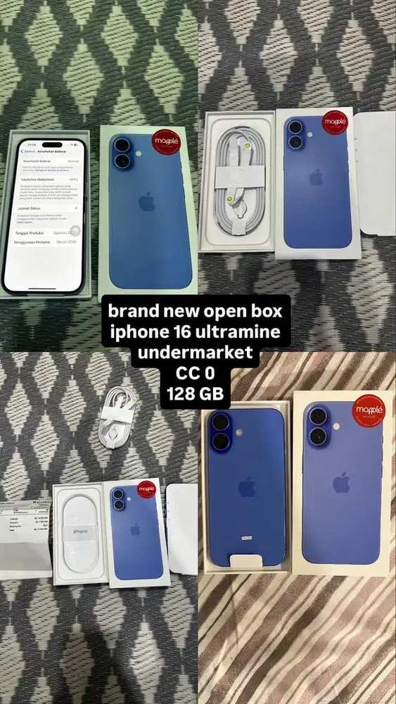 iphone 16 ultramine 128
