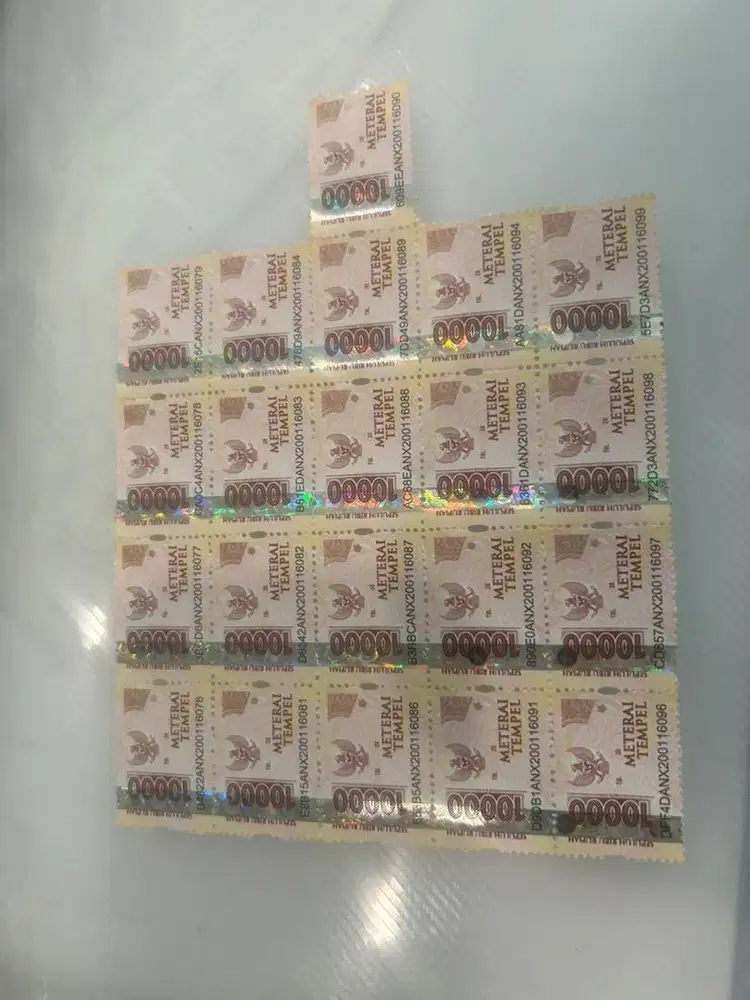 JUAL RUGI MATERAI sepuluh ribu - wajib beli semua