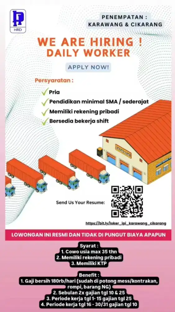 Loker DW Gudang & Kurir