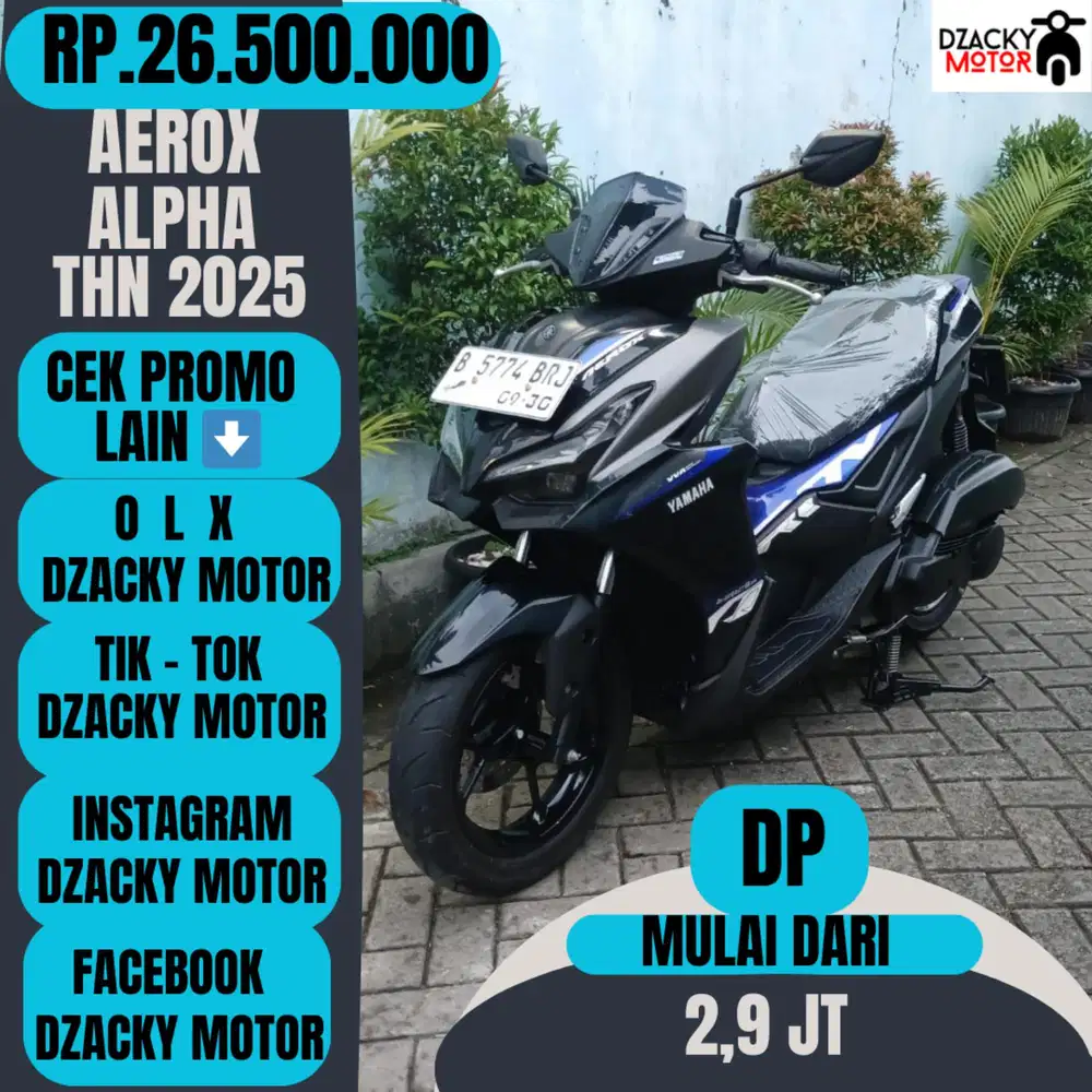 AEROX ALPHA THN 2025 SECOND LIKE NEW