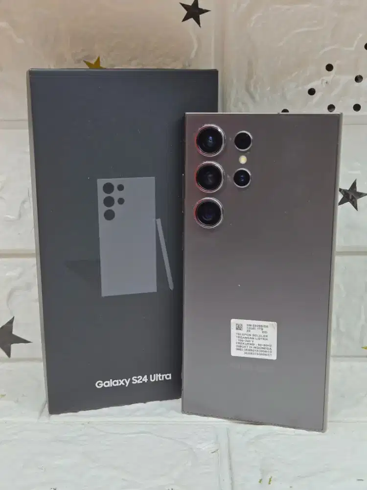 Samsung S24 ultra 12 / 1TB black second resmi