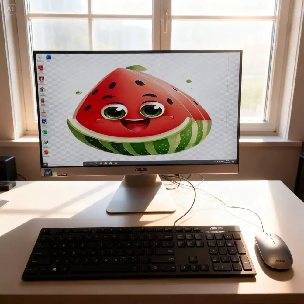 Jual Asus AIO V222GAR Pemakaian Pribadi Mulus