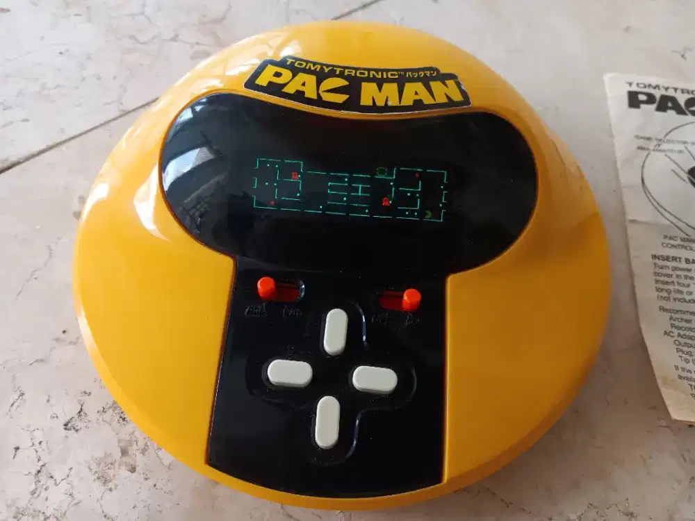1981 Pacman Tomytronic Orig dgn Manual Masih Normal