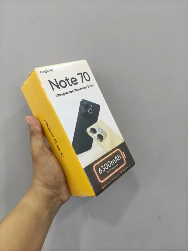REALME NOTE 70 4/128 NEW SEGEL BERGARANSI RESMI!!!