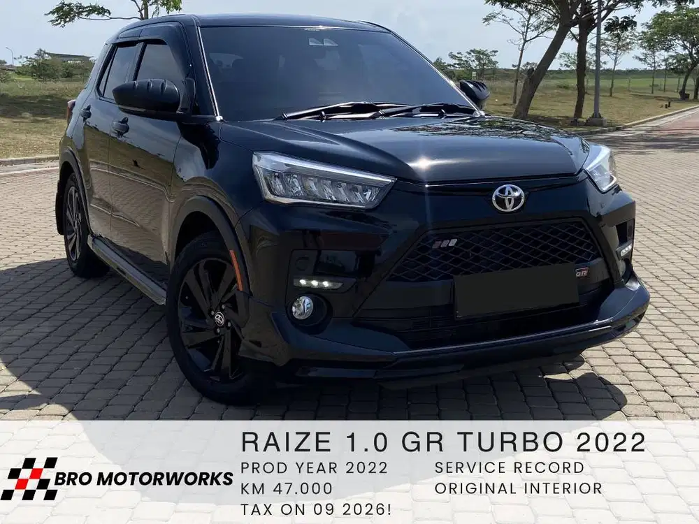 (TDP 29jt) TOYOTA RAIZE GR 2022, RAIZE GR 2021, RAIZE TURBO RECORD