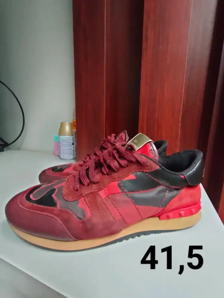 Sepatu Valentino Red Army UK 41 1/2 sol 260
