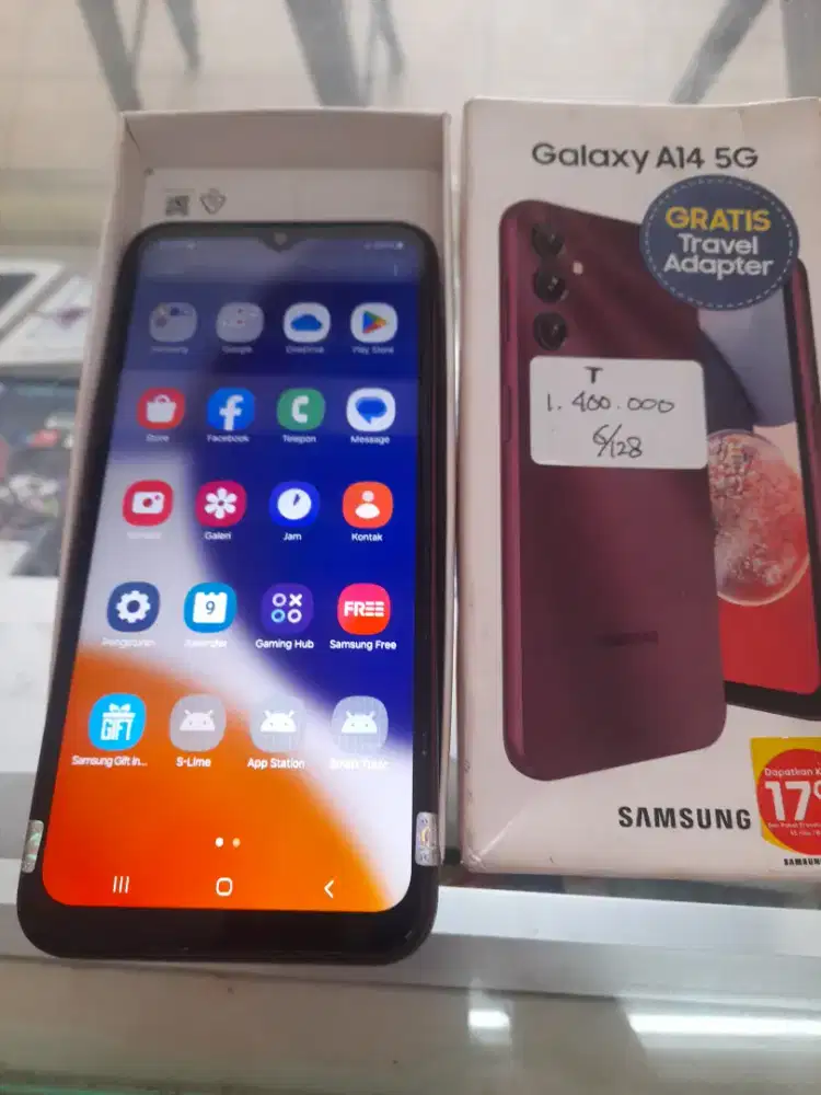 Murah hp samsung A14 5G 6/128 lkp, bs TT