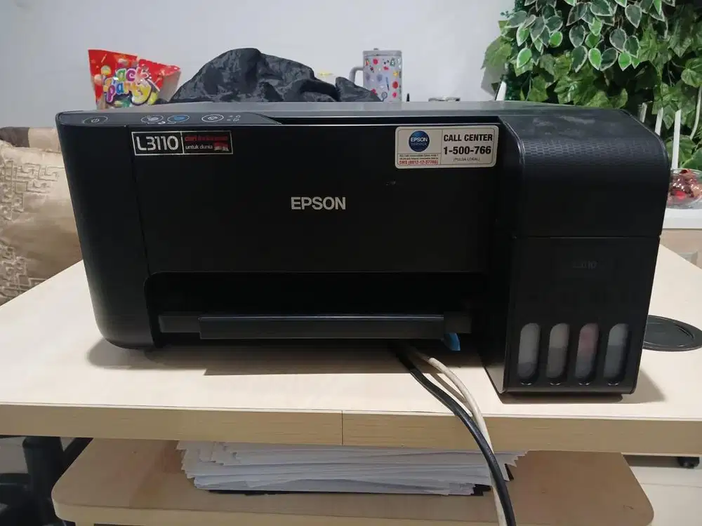 Printer Epson L3110 Print Scan Copy All in One Nozzle Full