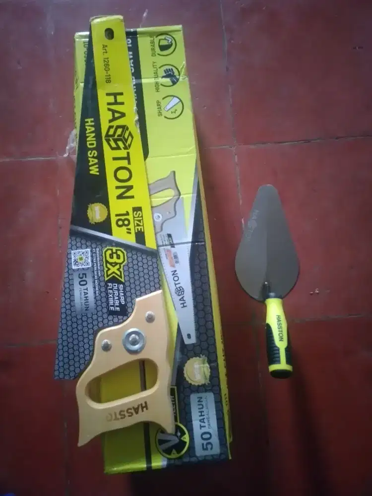 Gergaji dan Sendok semen