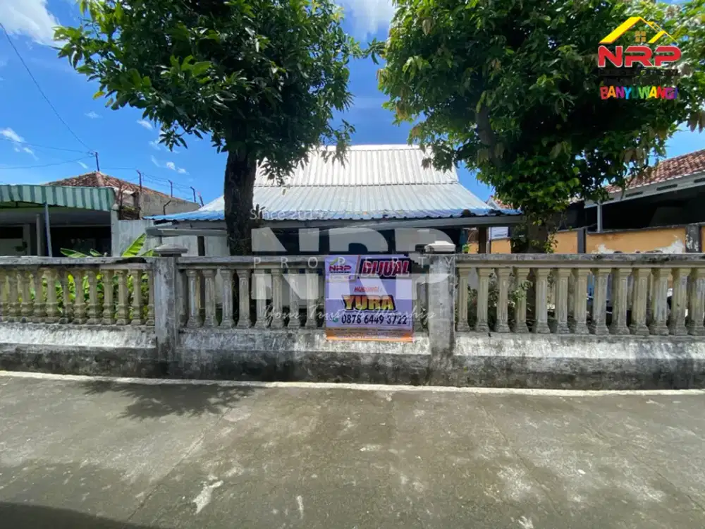 Dijual Bangunan hitung Tanah Hook di Tamanbaru - Banyuwangi