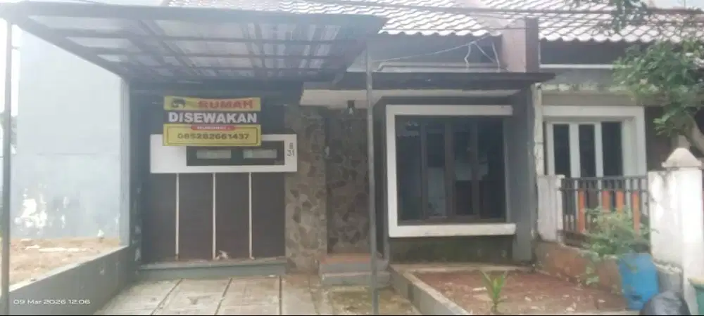 Disewakan Tahunan Perumahan Muslim Ramah Anak, Tanah Baru, Beji, Depok