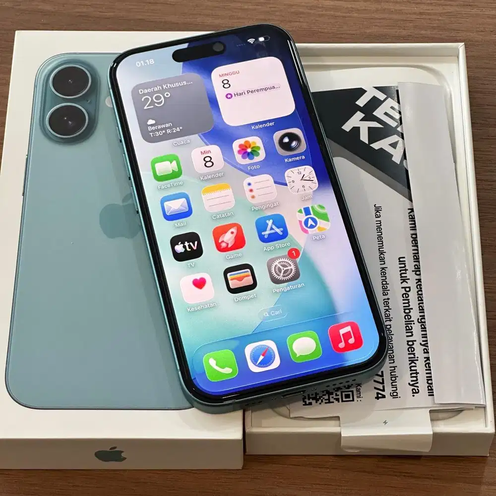 iPhone 16 128GB Teal