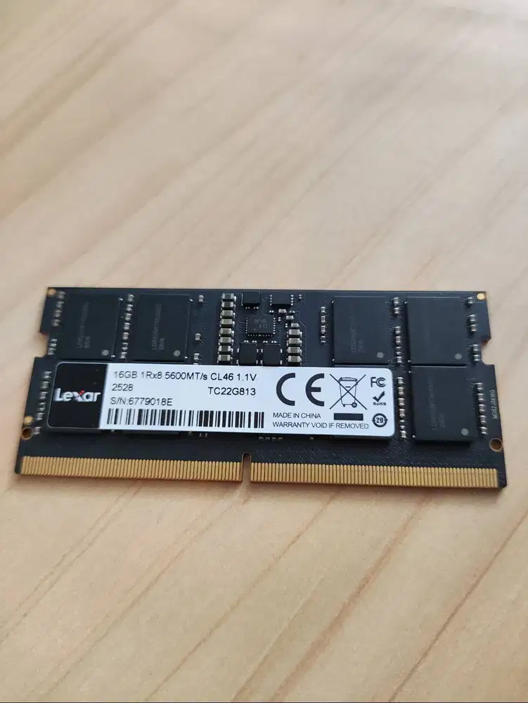 Jual RAM Laptop Lexar DDR5 16GB 5600MHz
